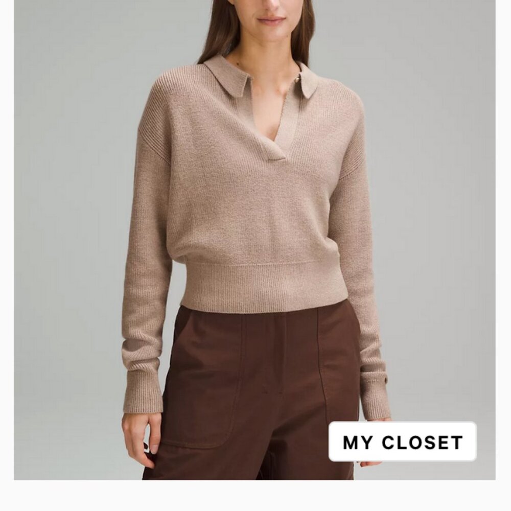 lululemon athletica Tan Sweater